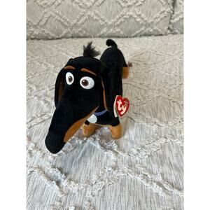 Ty Secret Life Of Pets Buddy Dachshund 18" Plush Wiener Dog Soft Eyes 2016